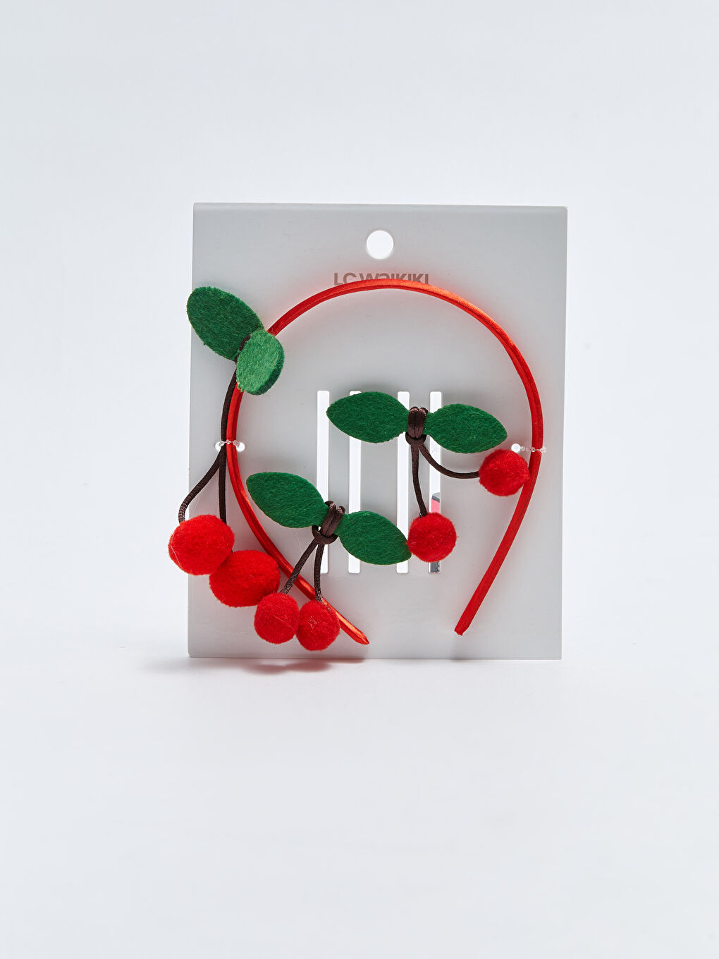 تاج و مشبك الكرز للبنات