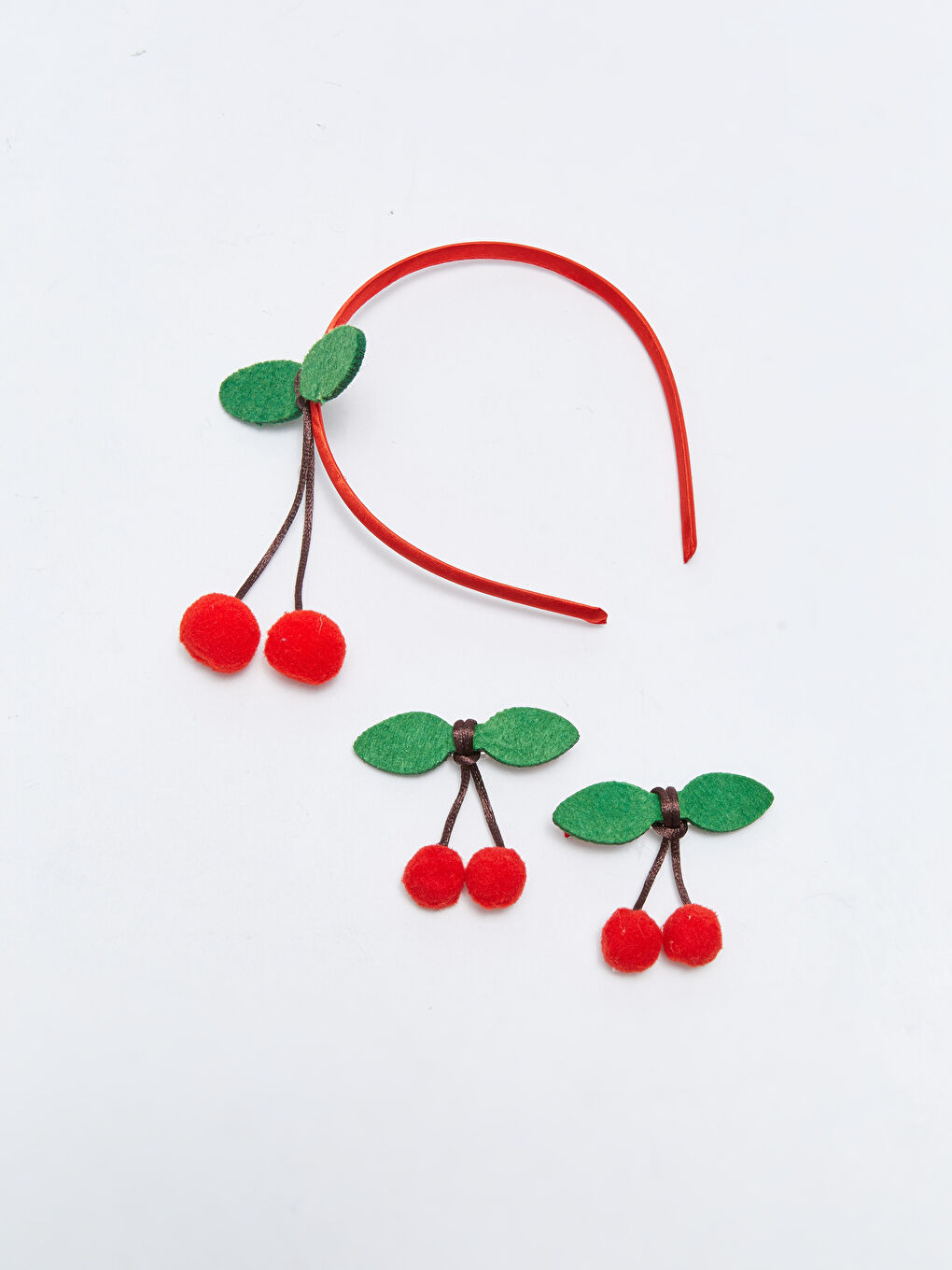 تاج و مشبك الكرز للبنات-1