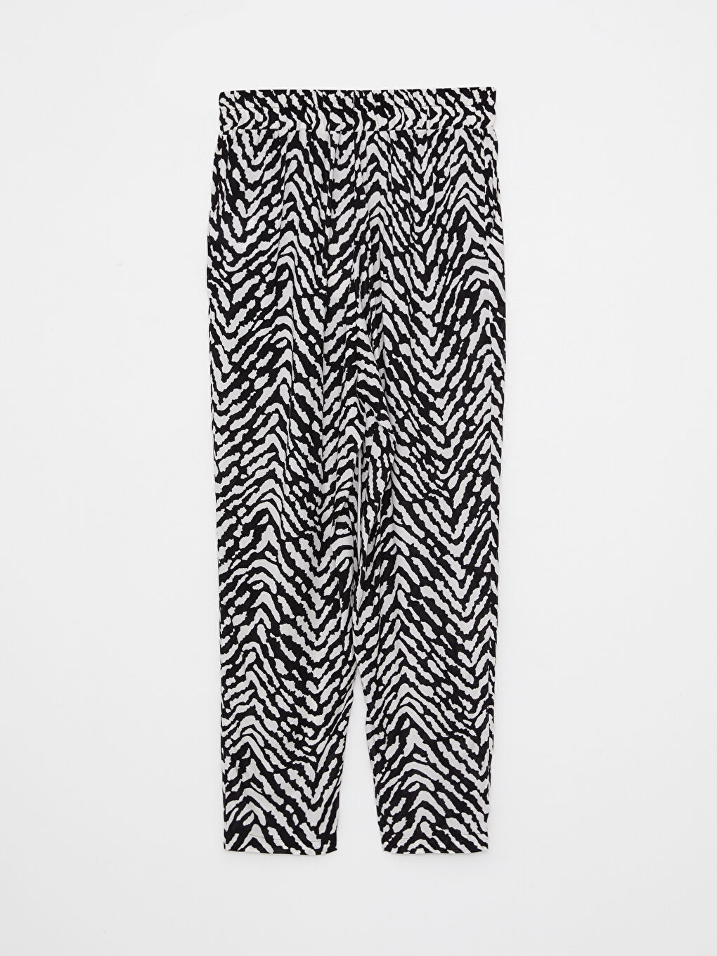 بنطلون نسائي مريح بخصر مطاطي ومطبوع من الفسكوز-6