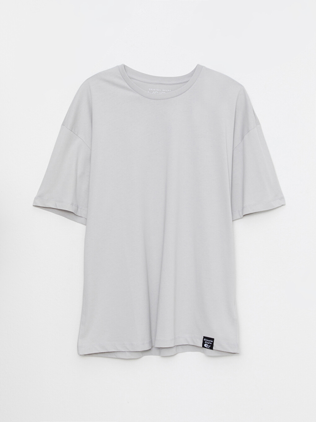 Oversize Crew Neck Short Sleeve Jersey Men's T-shirt