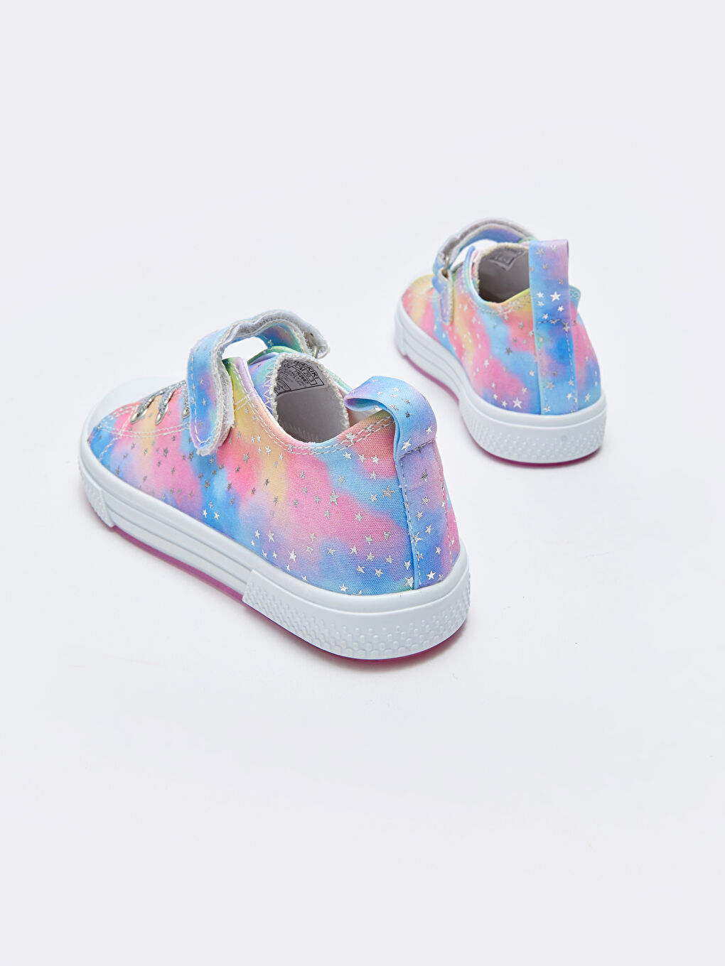 Karışık Bağcık ve Cırt Cırtlı Kız Çocuk Spor Ayakkabı-4