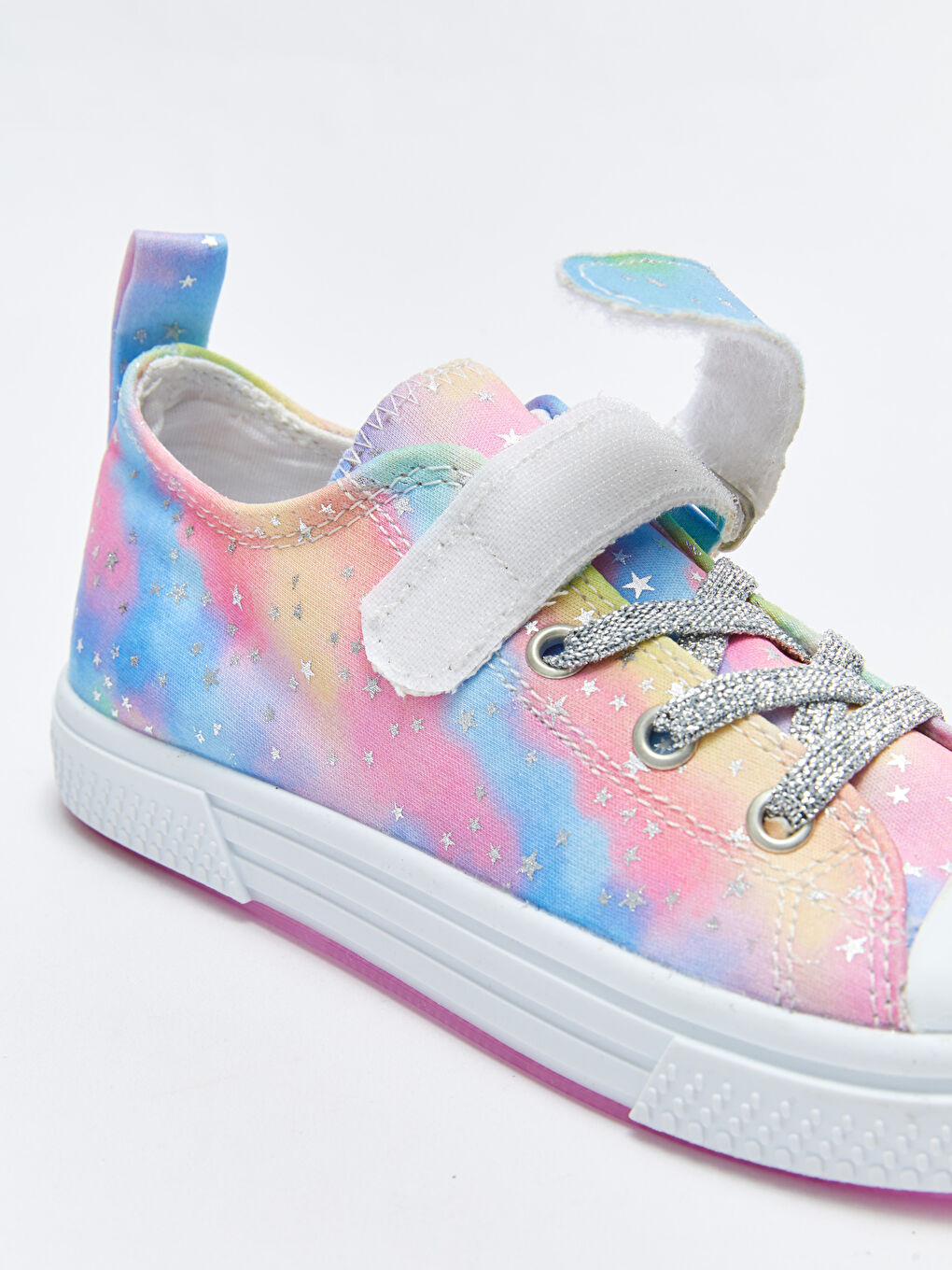 Karışık Bağcık ve Cırt Cırtlı Kız Çocuk Spor Ayakkabı-5