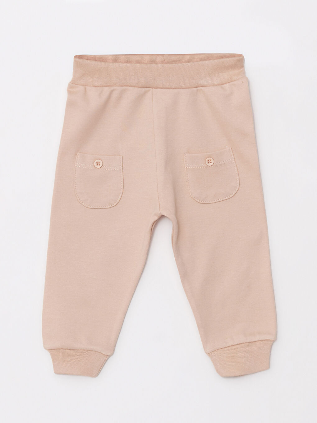 Ekru Bisiklet Yaka Erkek Bebek 3'lü Takım-6