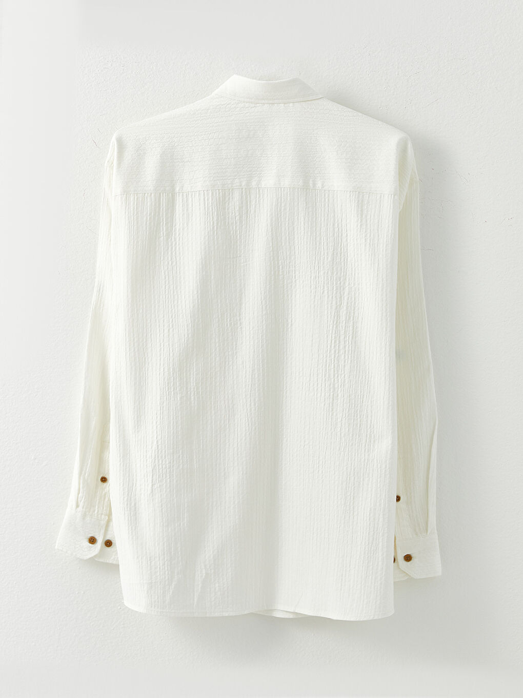 Oversize Long Sleeve Men's Shirt-1