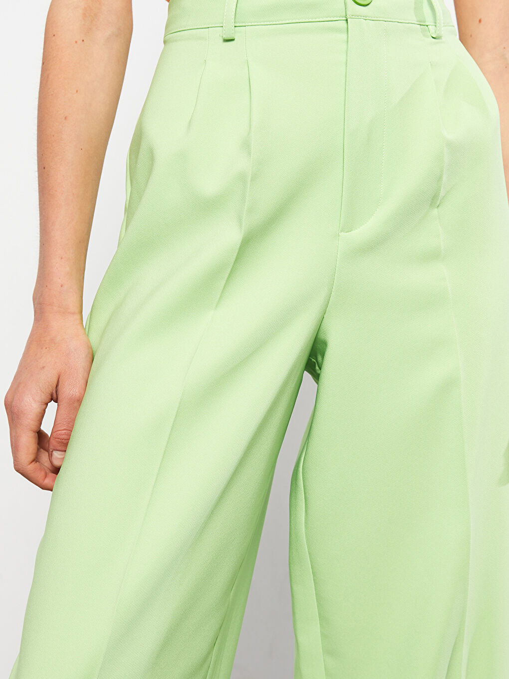 LCW Vision Women's Relaxed Fit Plain Trousers -S2MA35Z8-G3S