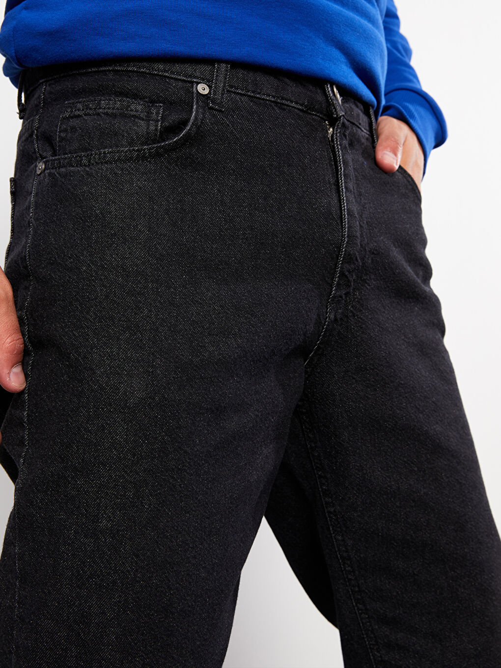 XSIDE Antrasit Slim Fit Erkek Jean Pantolon - 2