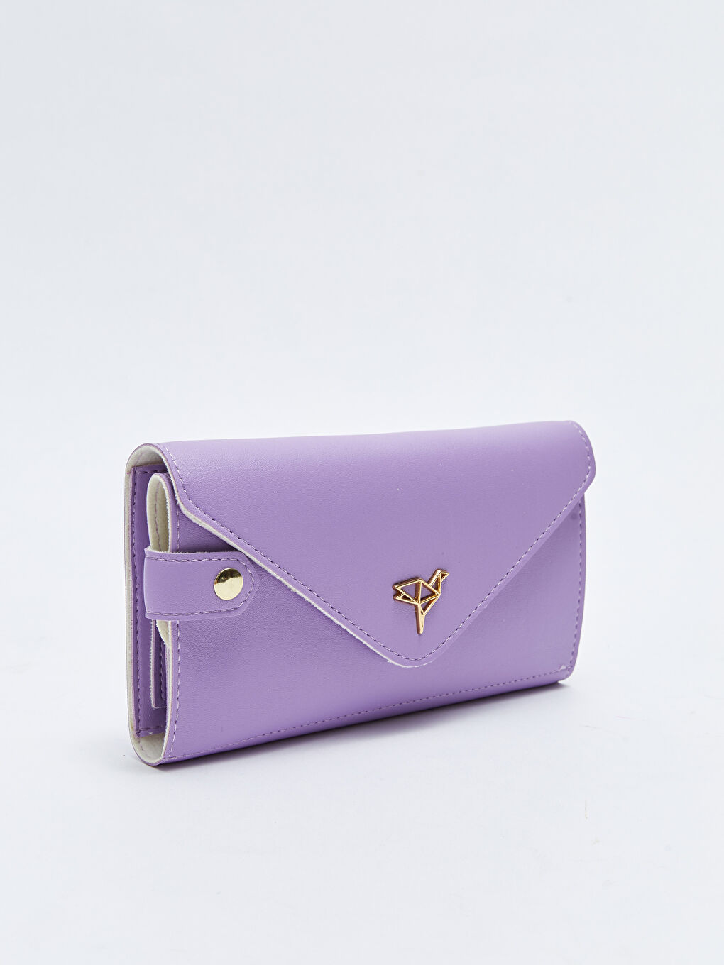 Portefeuille à Rabat Aspect Cuir pour Femmes-1