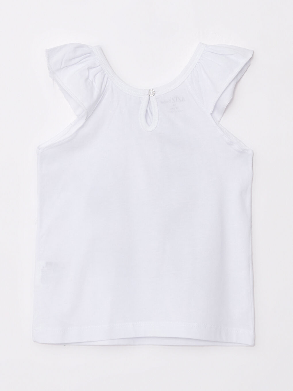 Beyaz Baskılı Kız Bebek 2'li Takım-2