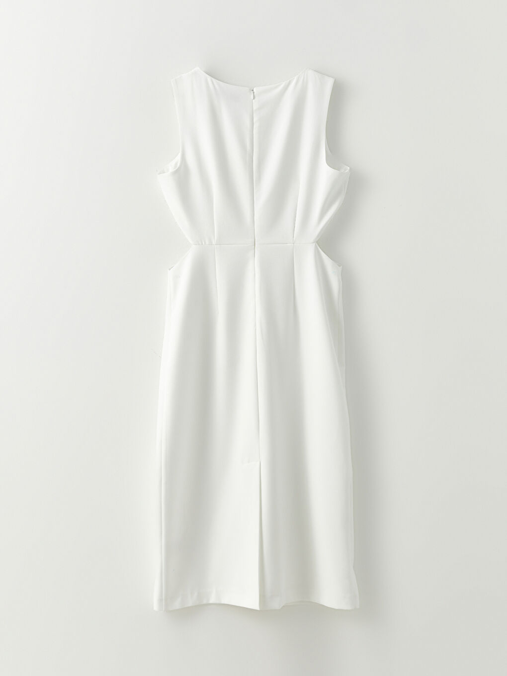 Robe Femme Sans Manches à Col Rond et Coupe Droite-6