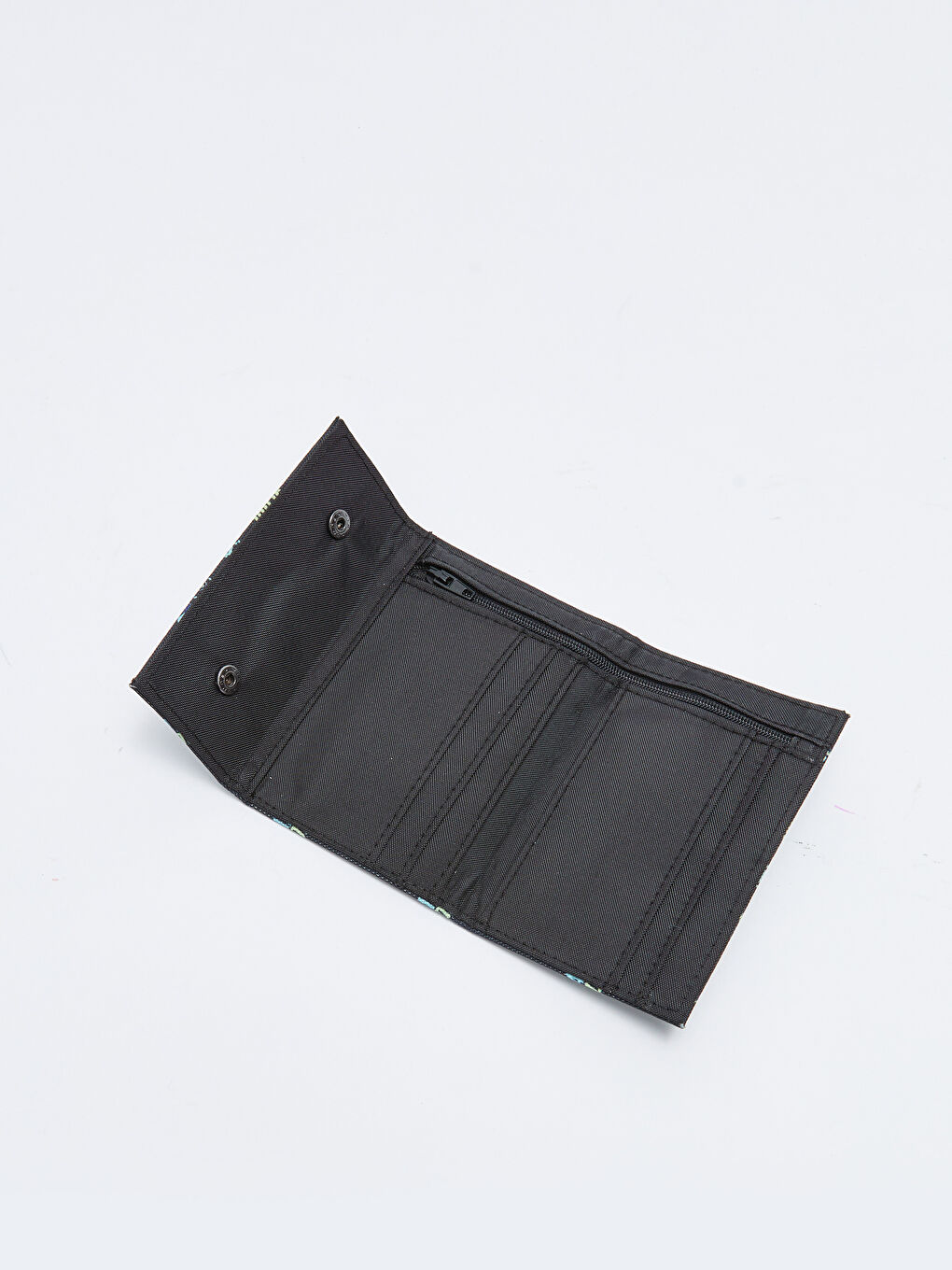 Siyah Yazı Baskılı Erkek Çocuk Cüzdan-2