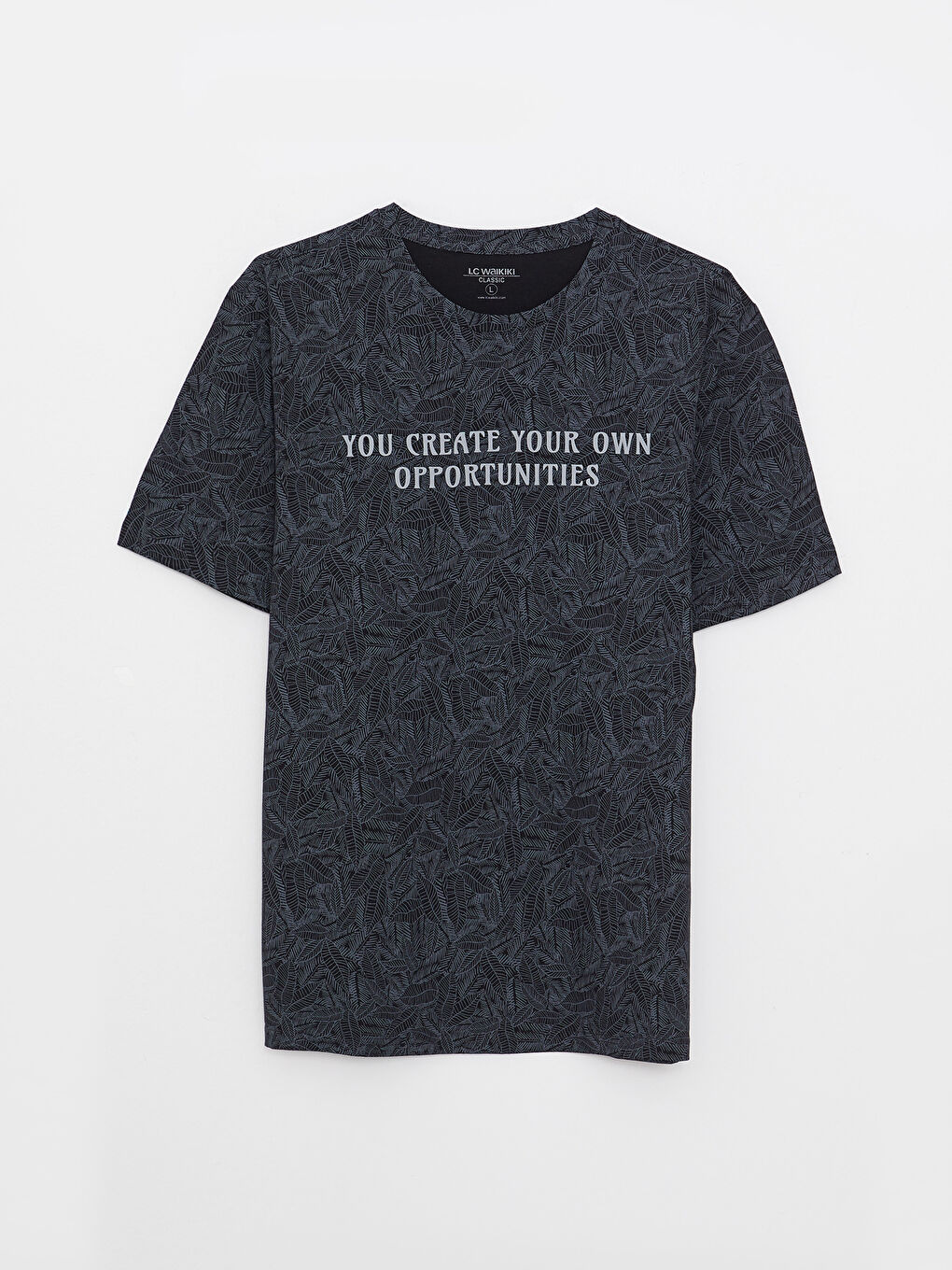 Футболка Мужская с Круглым Вырезом, Коротким Рукавом, С Принтом, Из Гребенного Хлопка-5