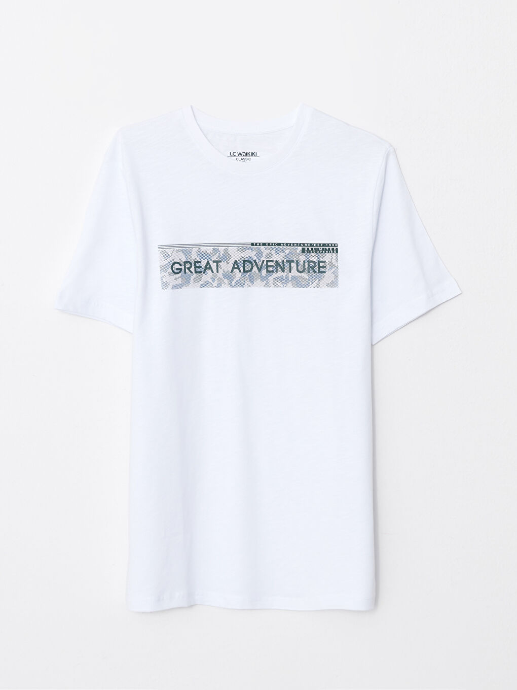 Футболка Мужская с Круглым Вырезом, Коротким Рукавом, С Принтом, Из Гребенного Хлопка-5