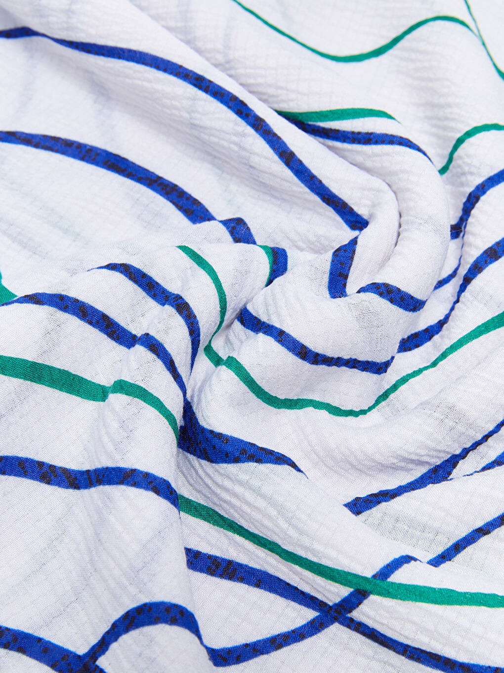 Женский тканый шарф с принтом-2