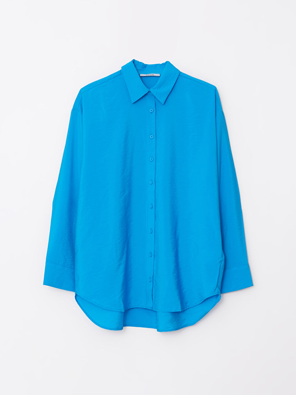 Chemise Boutonnée à Manches Longues Régulière pour Femmes-5