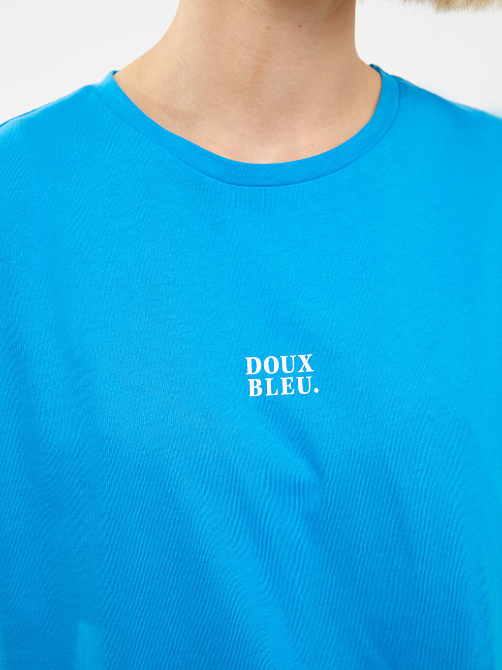 Tricou pentru Femei din Bumbac cu Mânecă Scurtă, Imprimat cu Litere, Guler Rotund-3