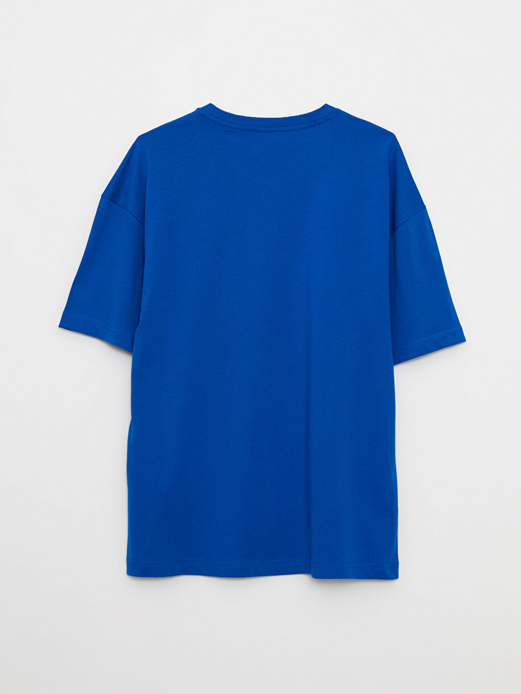 Mavi Bisiklet Yaka Kısa Kollu Baskılı Penye Erkek Tişört-1