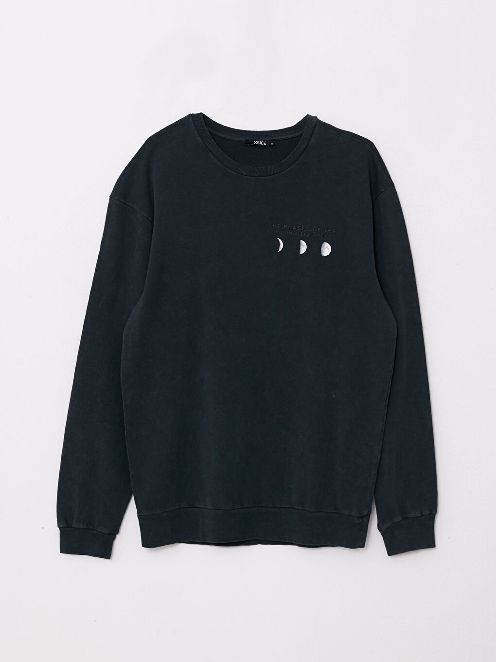 Crew Neck Long Sleeve Printed Men's Sweatshirt-5