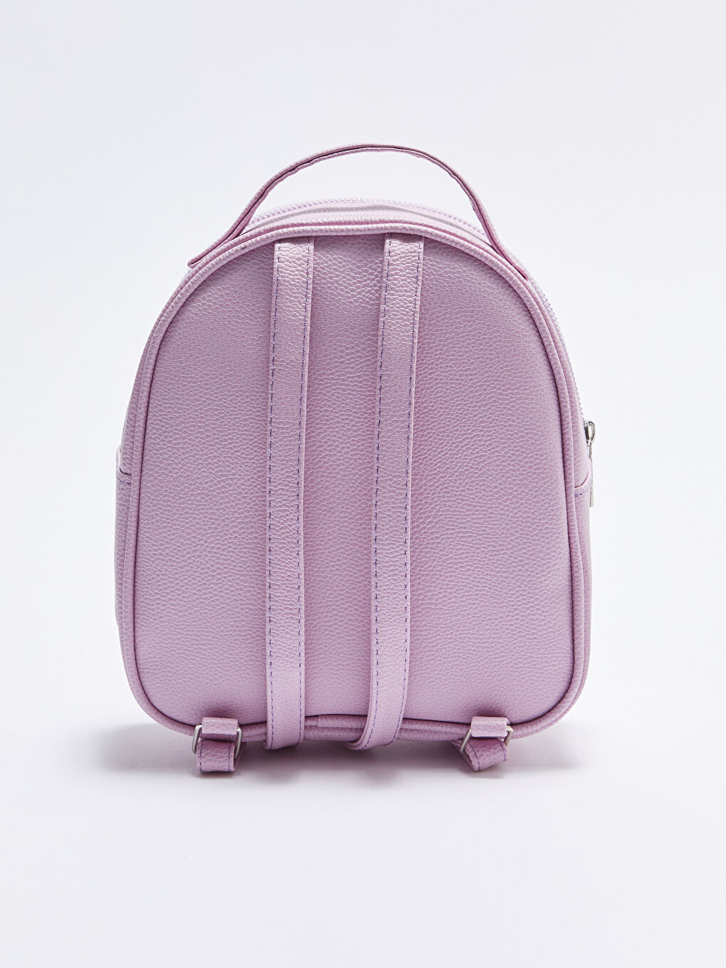 Lila Ponpon Detaylı Kız Çocuk Sırt Çantası-4