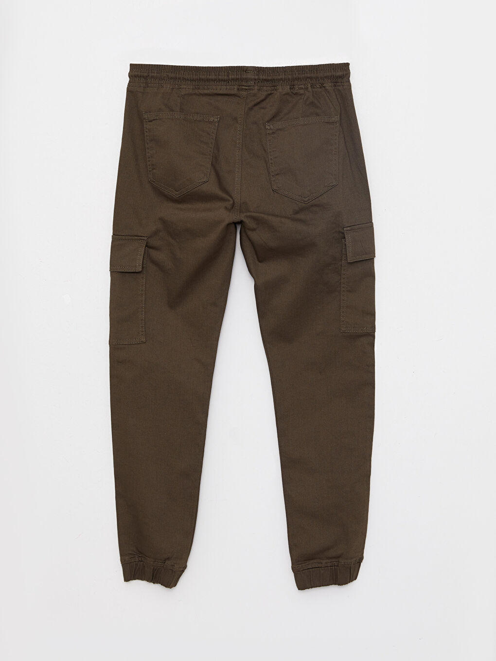 Slim Fit Twill Men's Jogger Trousers-6