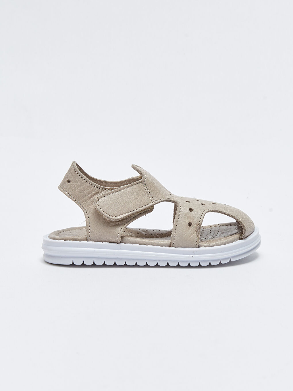 Genuine Leather Baby Boy Sandals with Velcro-1