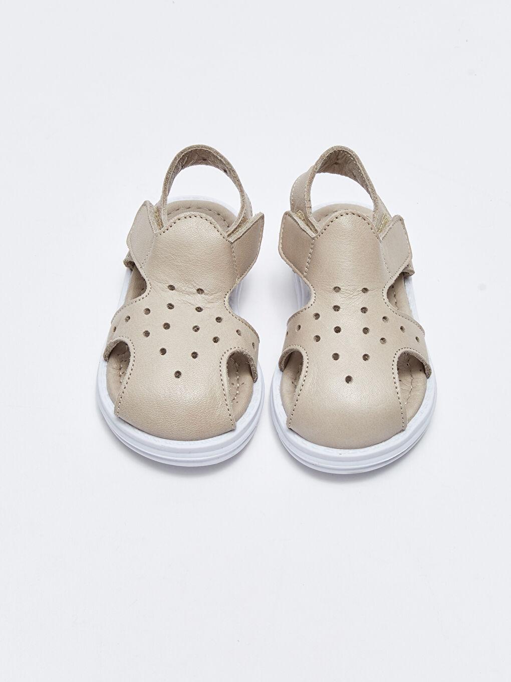 Genuine Leather Baby Boy Sandals with Velcro-2