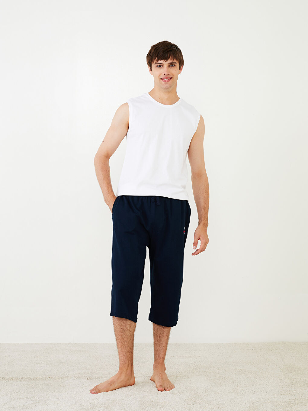 LC WAIKIKI Lacivert Standart Kalıp Erkek Pijama Alt - 1