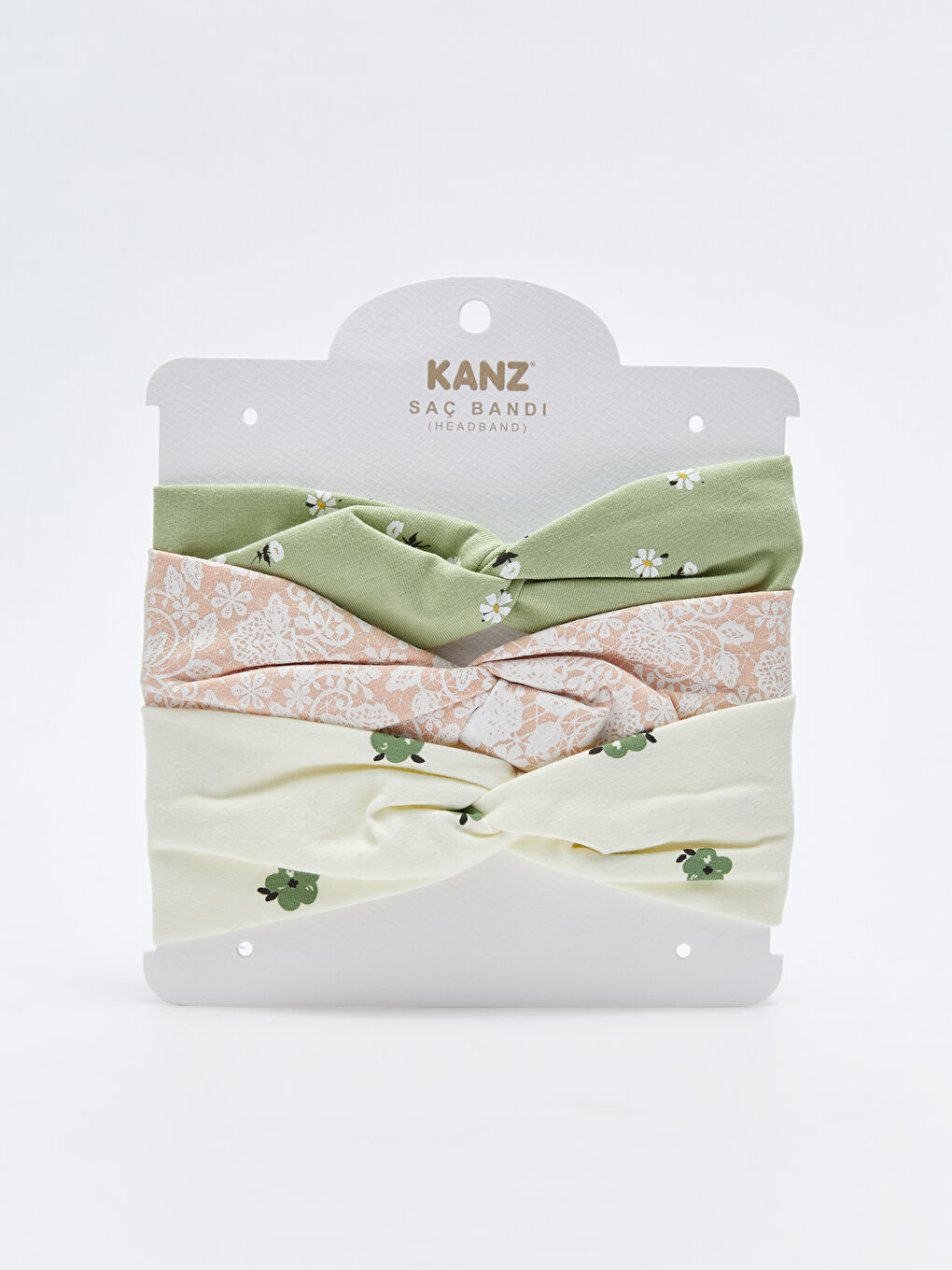 Yeşil Kız Bebek Saç Bandı 3'lü