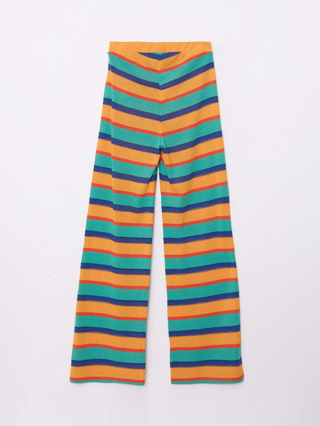 LCW Vision Pantalone sa elastičnim strukom, prugaste, široke nogavice za žene -S2ME50Z8-E53