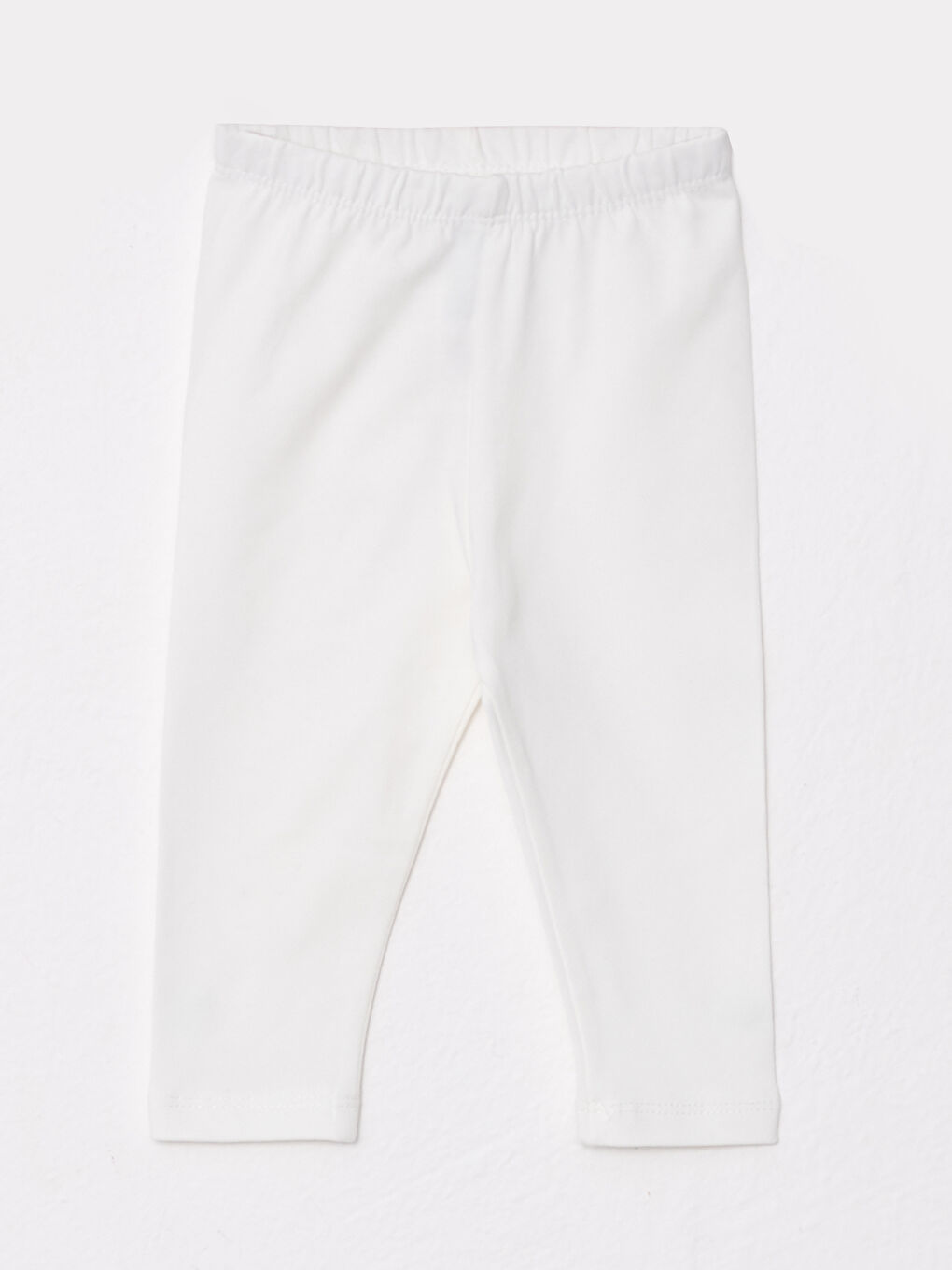 Leggings Bébé Fille Basiques en Coton avec Taille Élastique Lot de 2-1