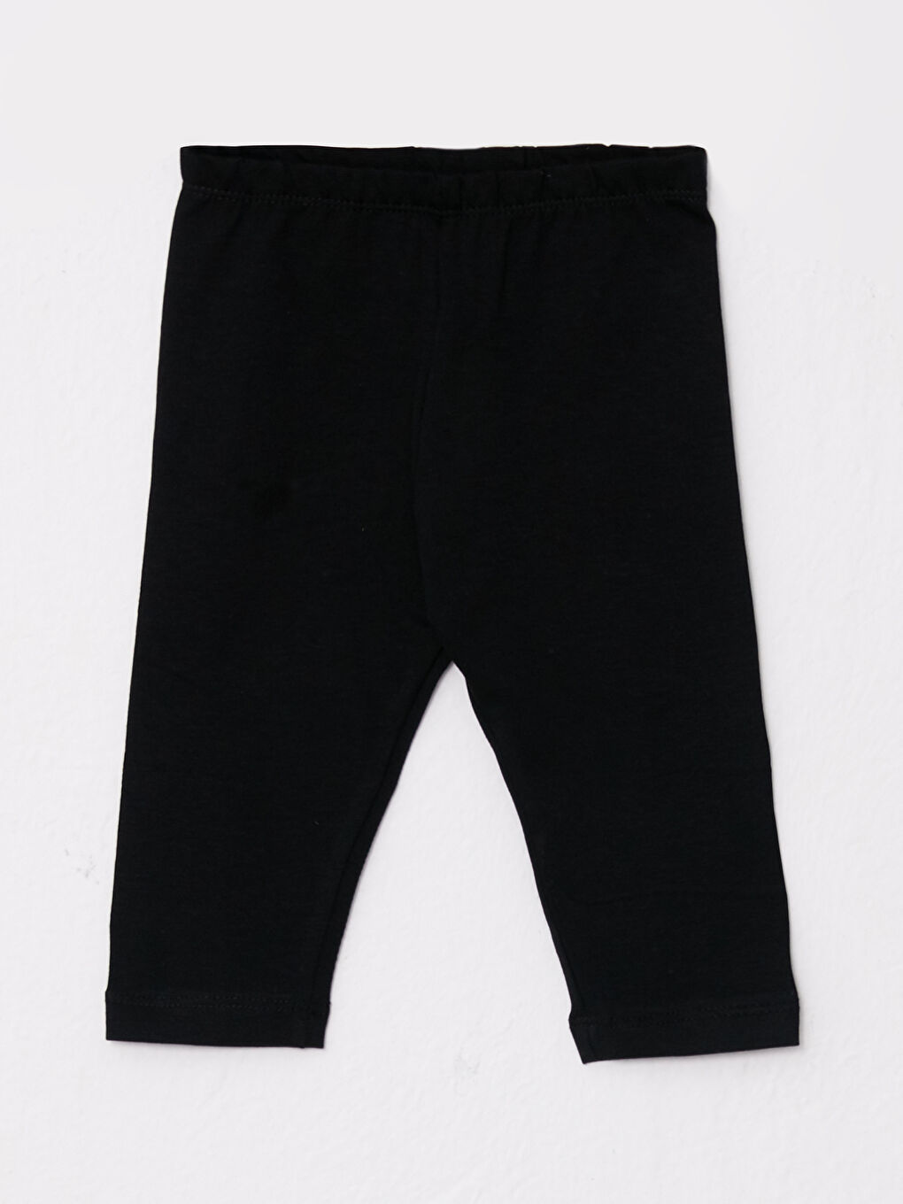 Leggings Bébé Fille Basiques en Coton avec Taille Élastique Lot de 2-2