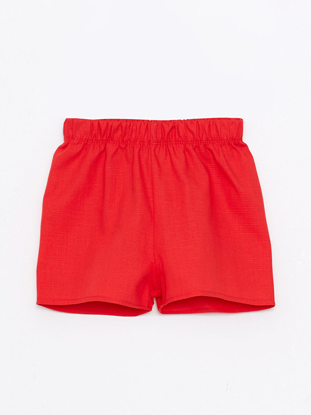 Round Neck Strap Basic Baby Girl Blouse and Shorts 2-Pack Set-2