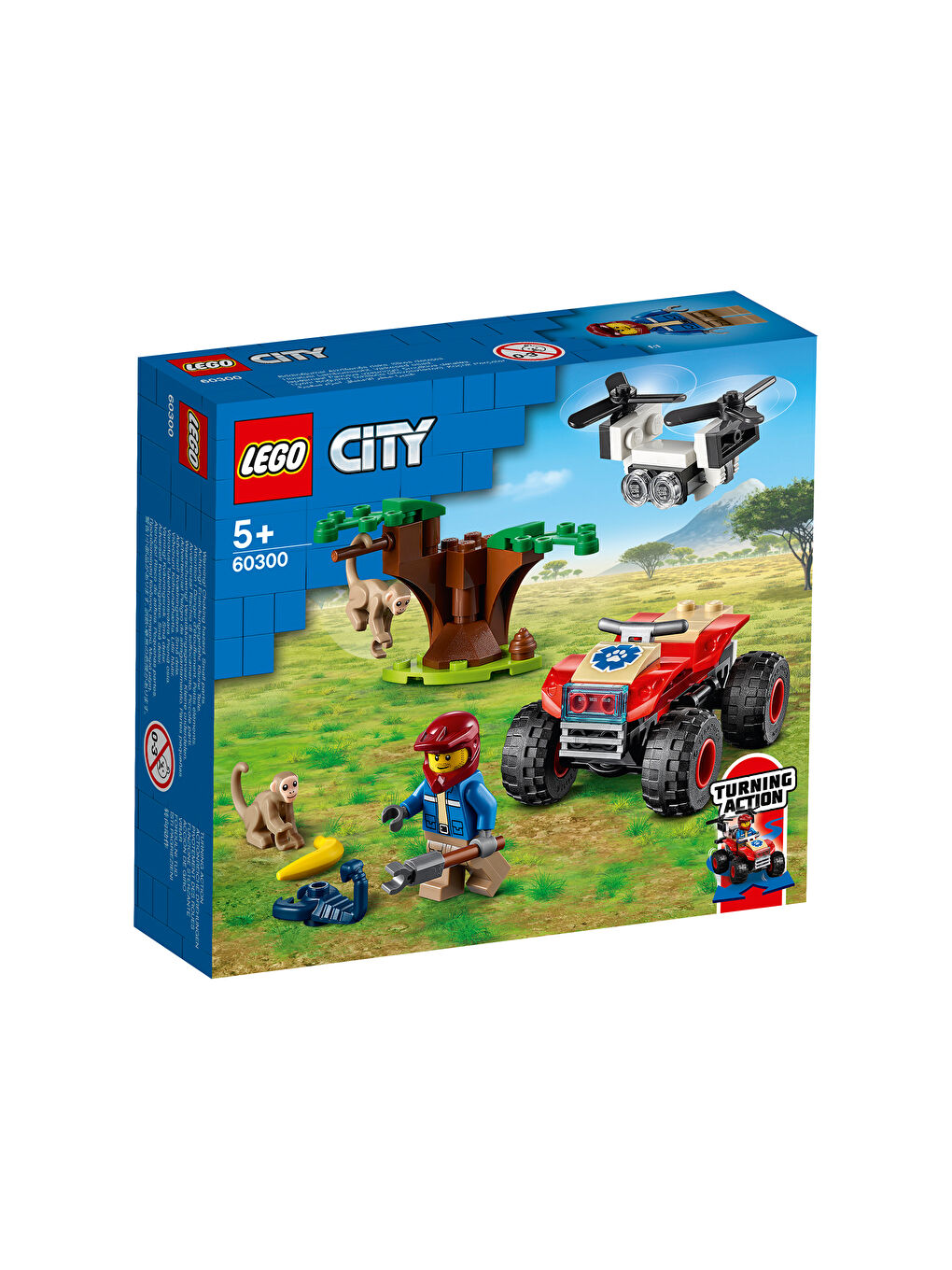 Lego City Vahşi Hayvan Kurtarma Atv’si 60300