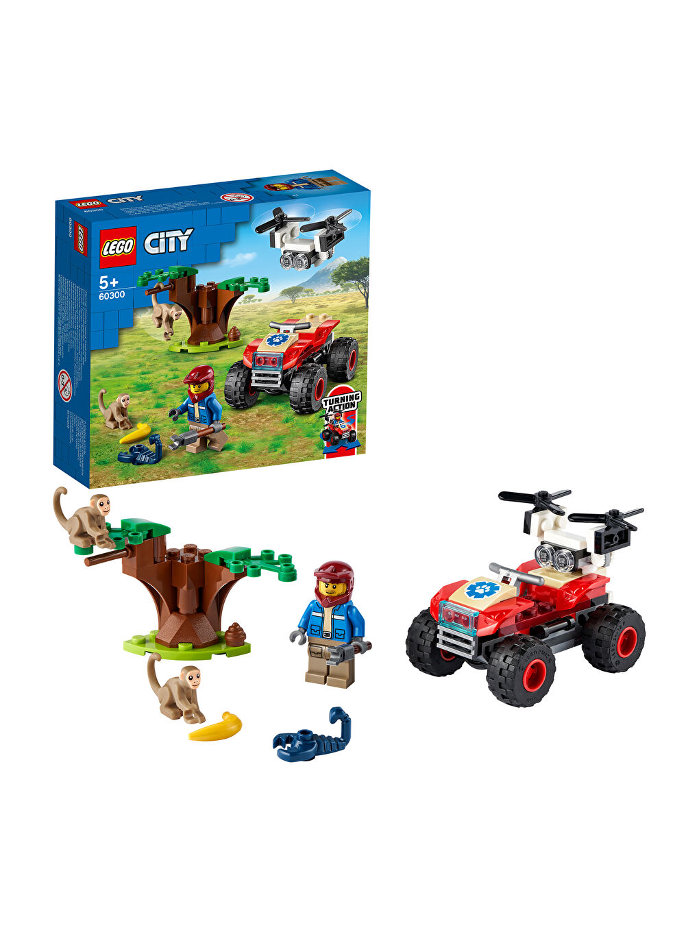 Lego City Vahşi Hayvan Kurtarma Atv’si 60300-1