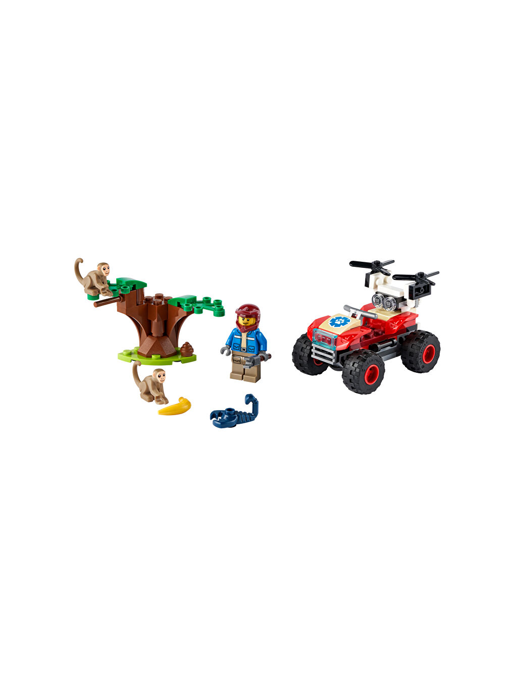 Lego City Vahşi Hayvan Kurtarma Atv’si 60300-3