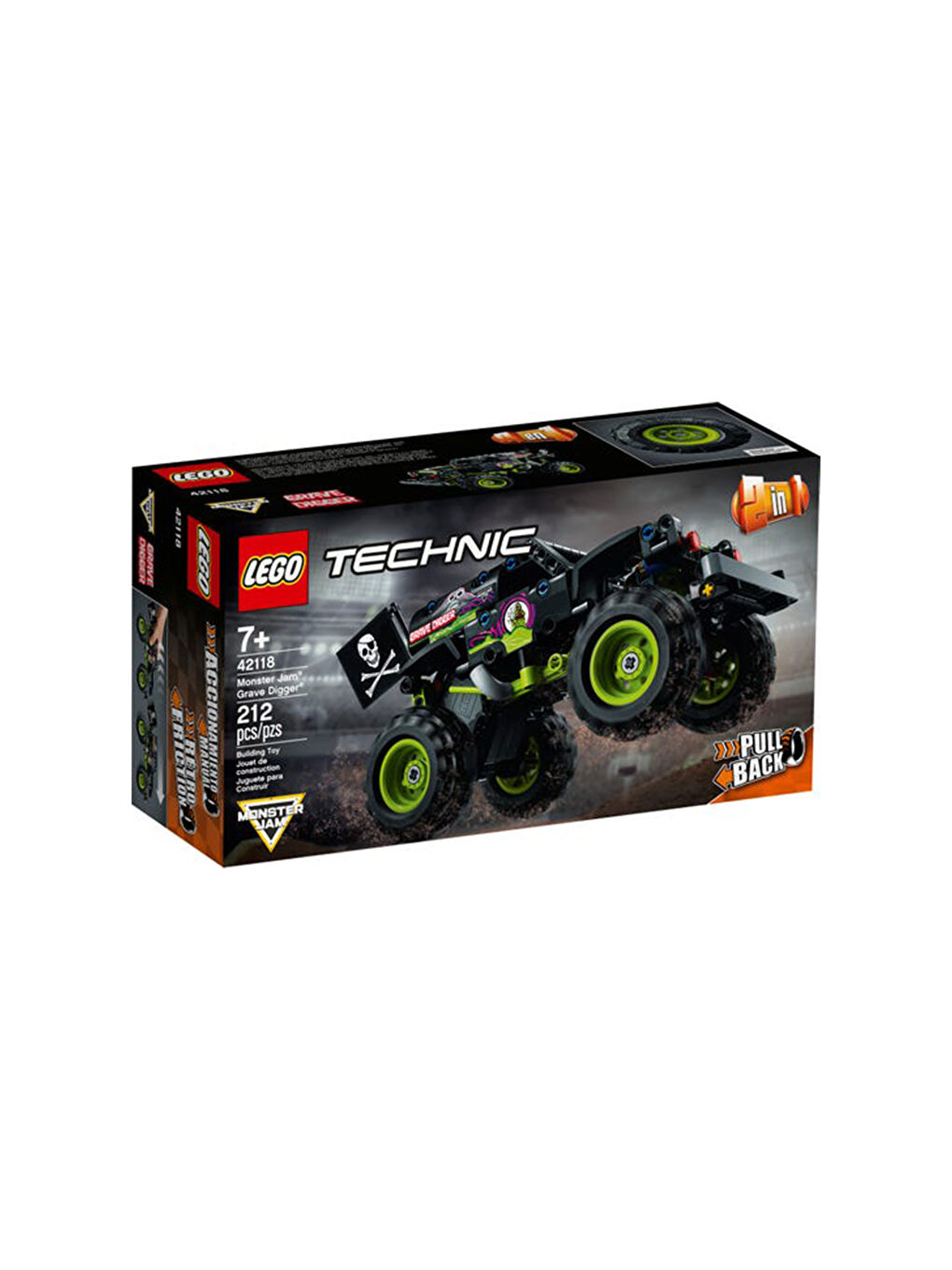 Lego Technic Monster Jam Grave Digger 42118-2