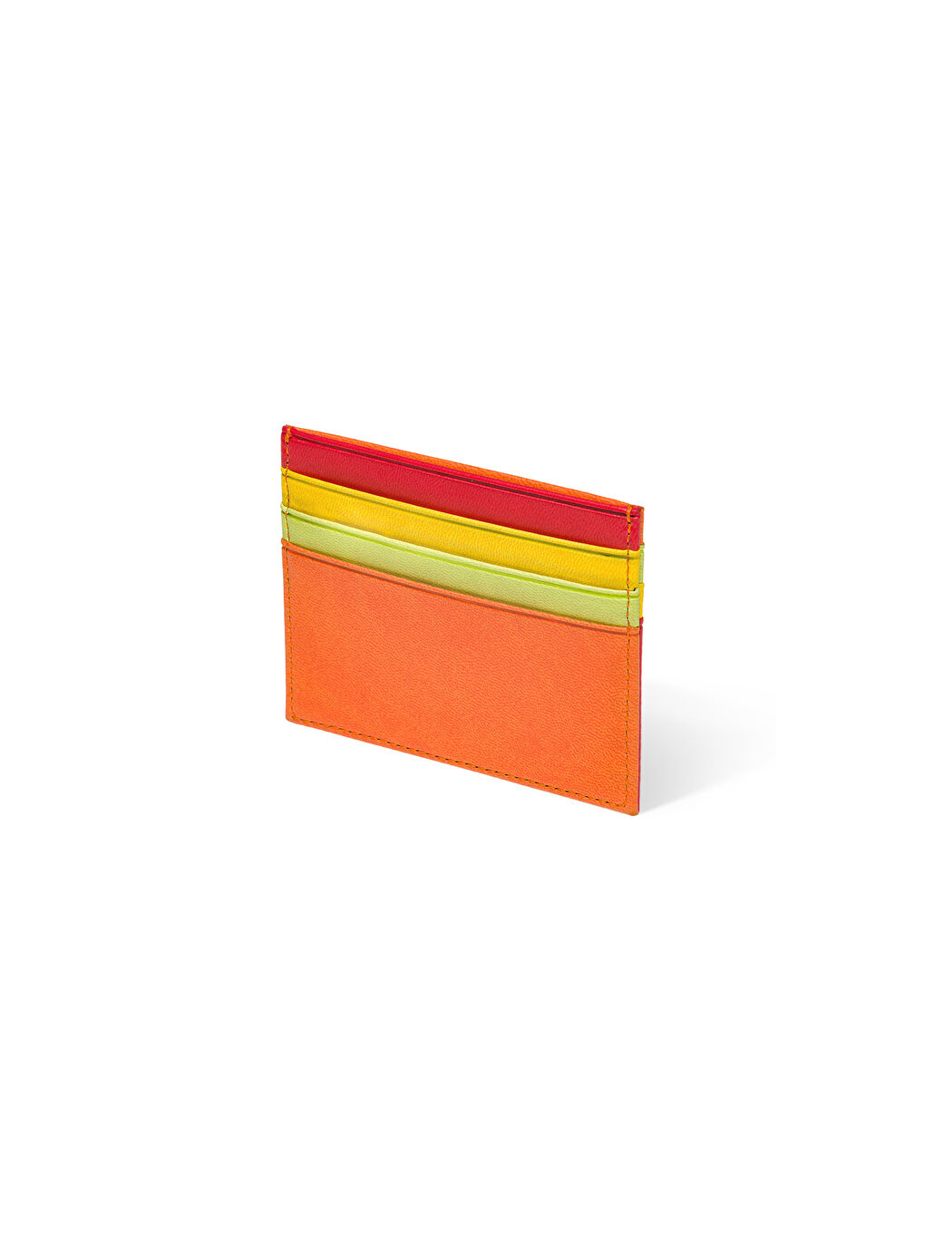 Kırmızı Renk Bloklu Kadın Kartlık-4