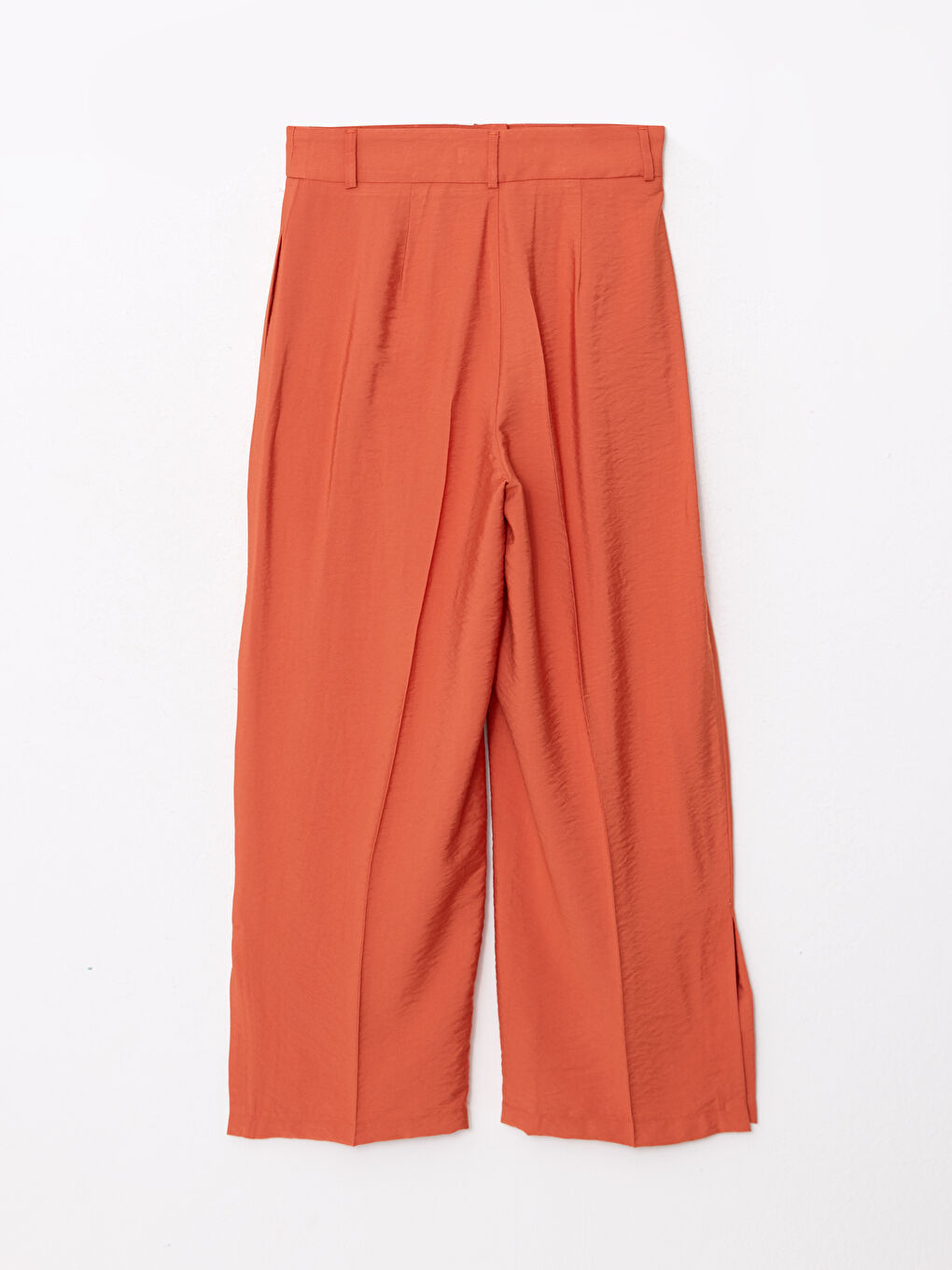 High Waist Comfortable Fit Straight Wide Leg Women's Trousers-5