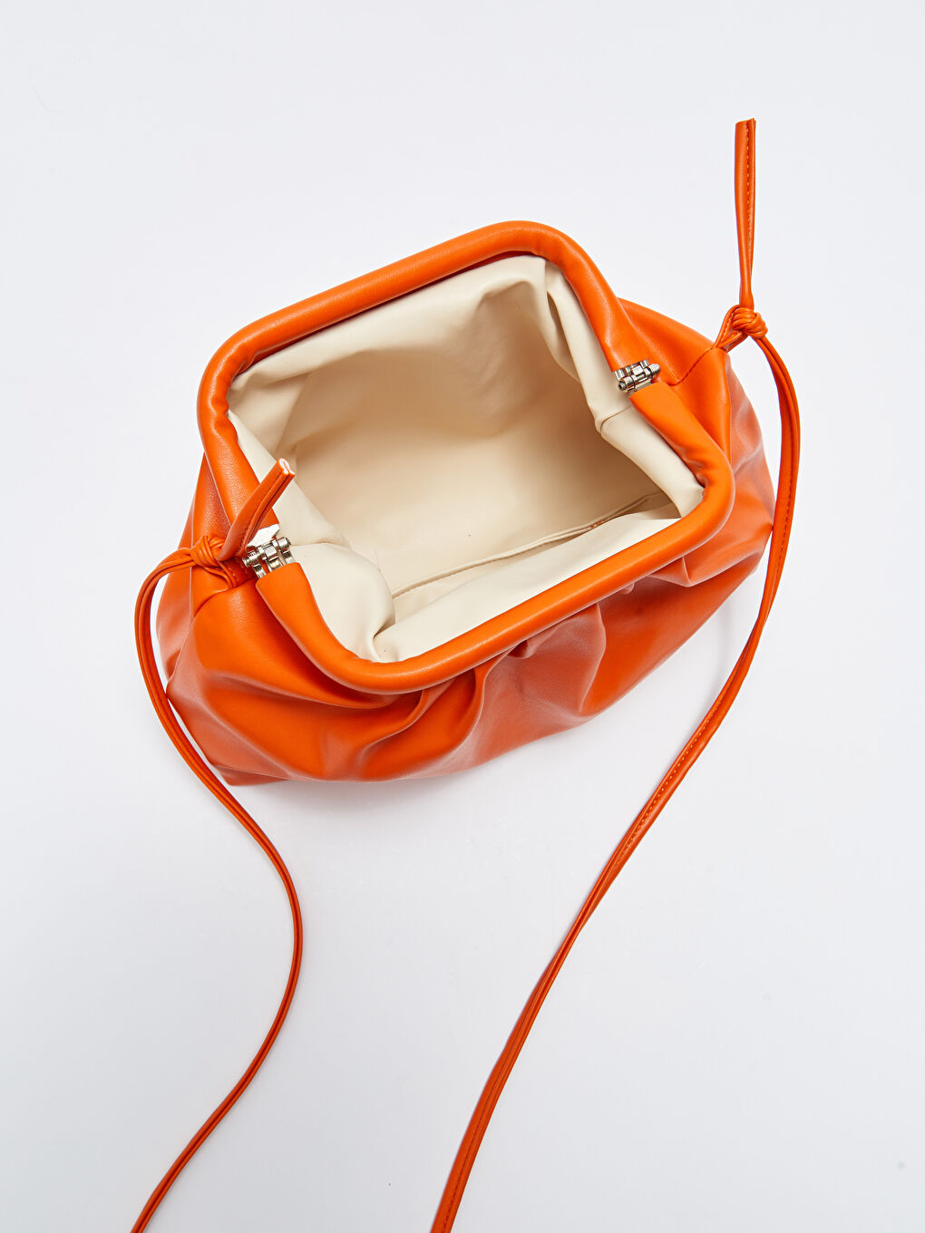 Faux Leather Women's Baguette Bag-5