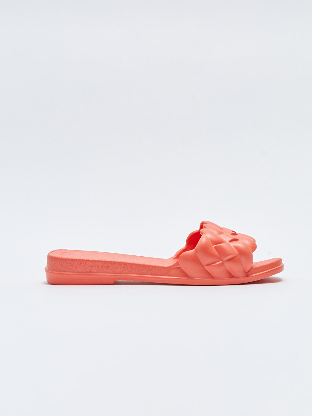 Self Patterned Single Band Women's Slippers-1