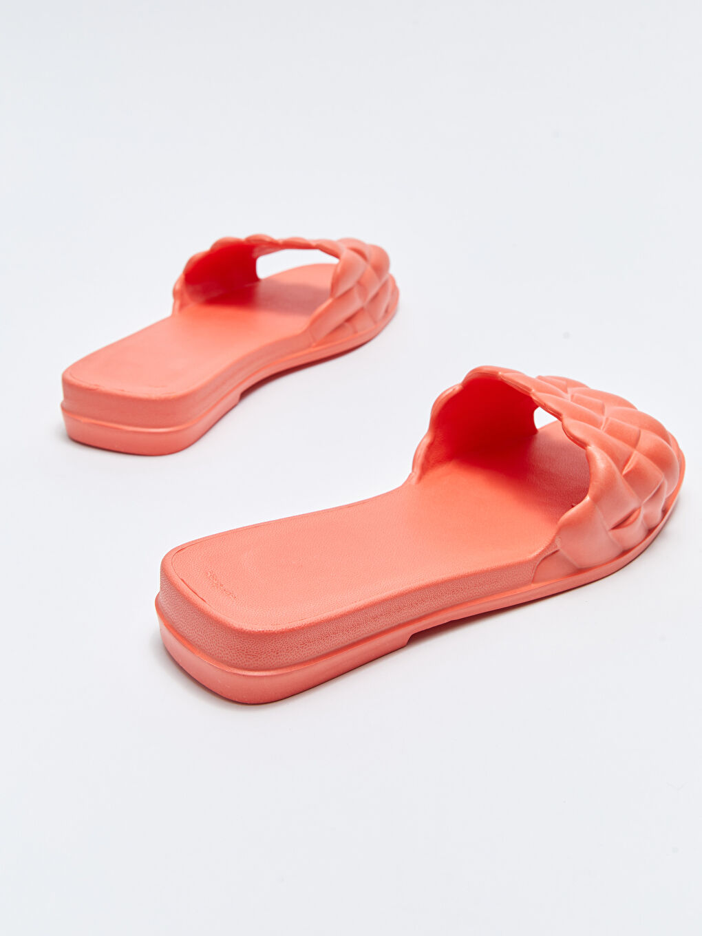 Self Patterned Single Band Women's Slippers-4