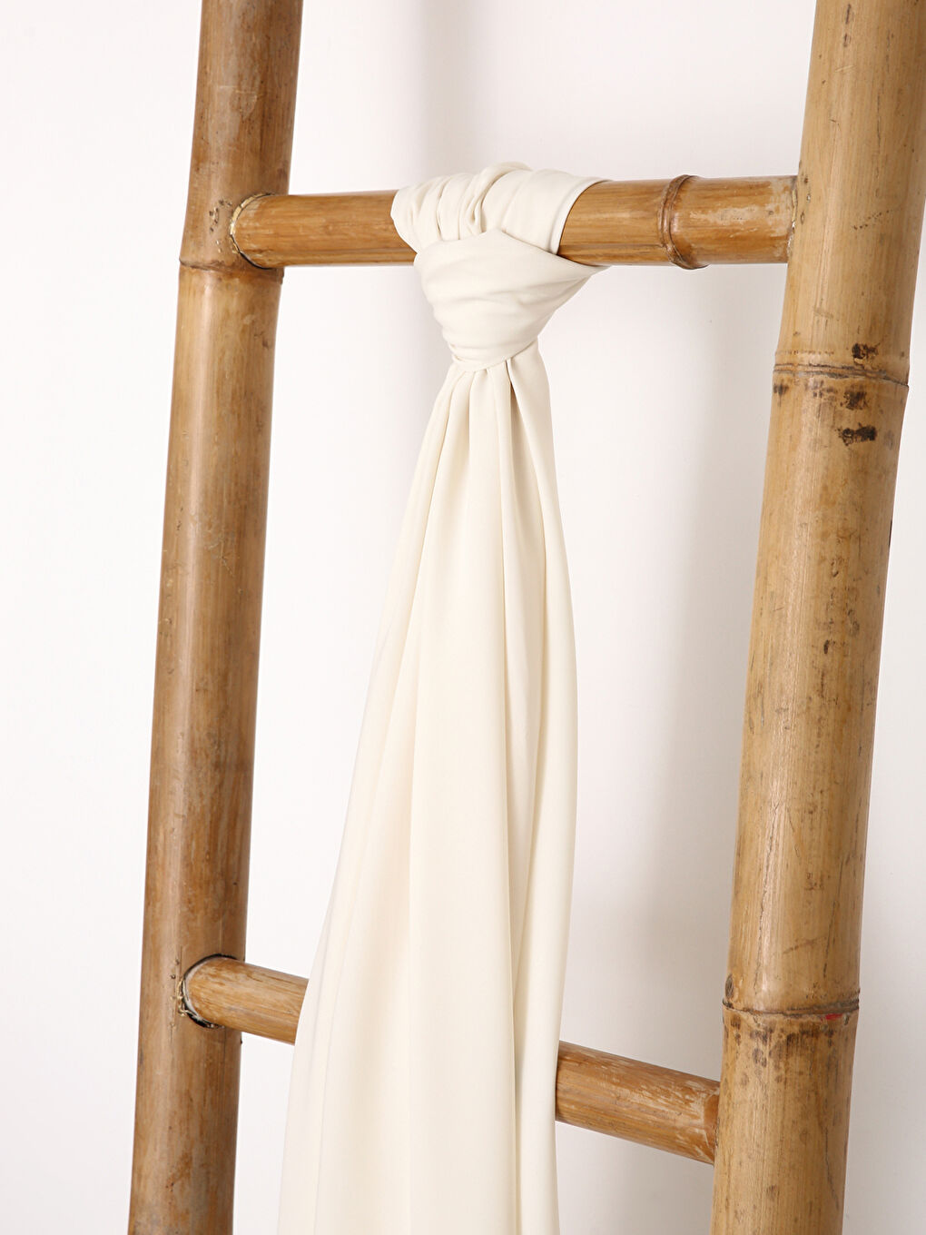 Ekru Medine İpeği Şal-3