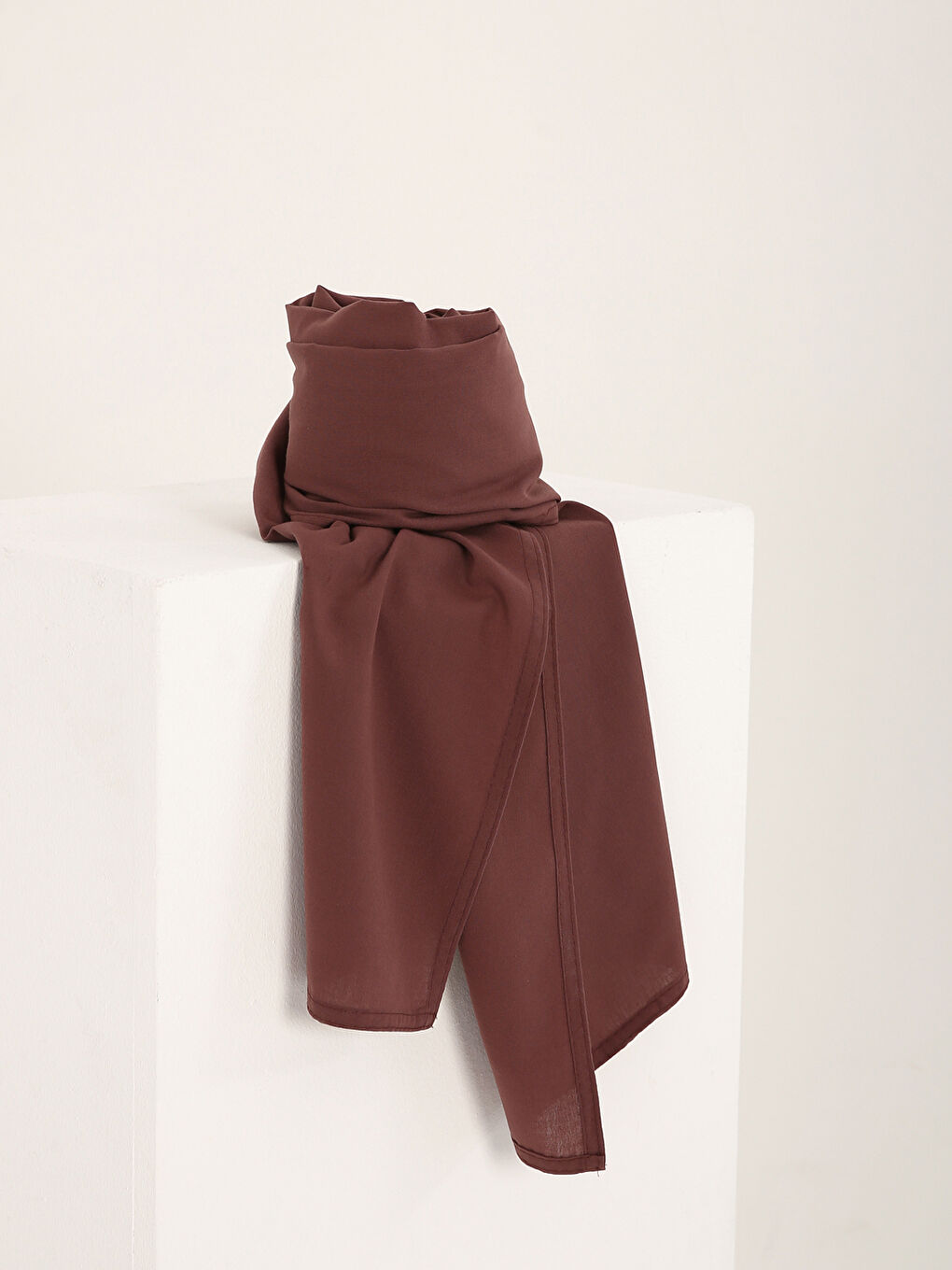 Beyaz Harman Koton Kadın Şal-4