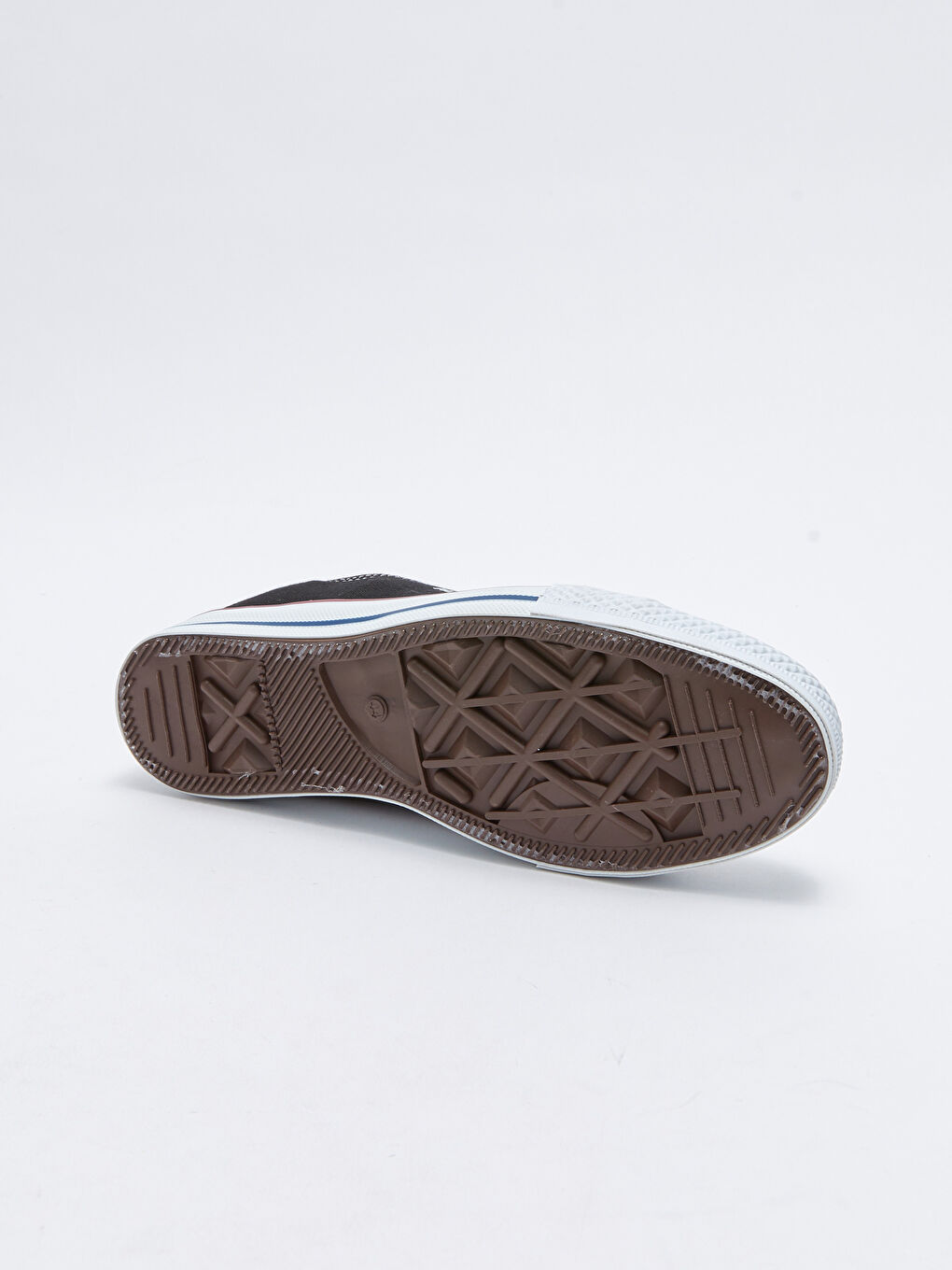 Siyah Bağcıklı Keten Erkek Spor Ayakkabı-4