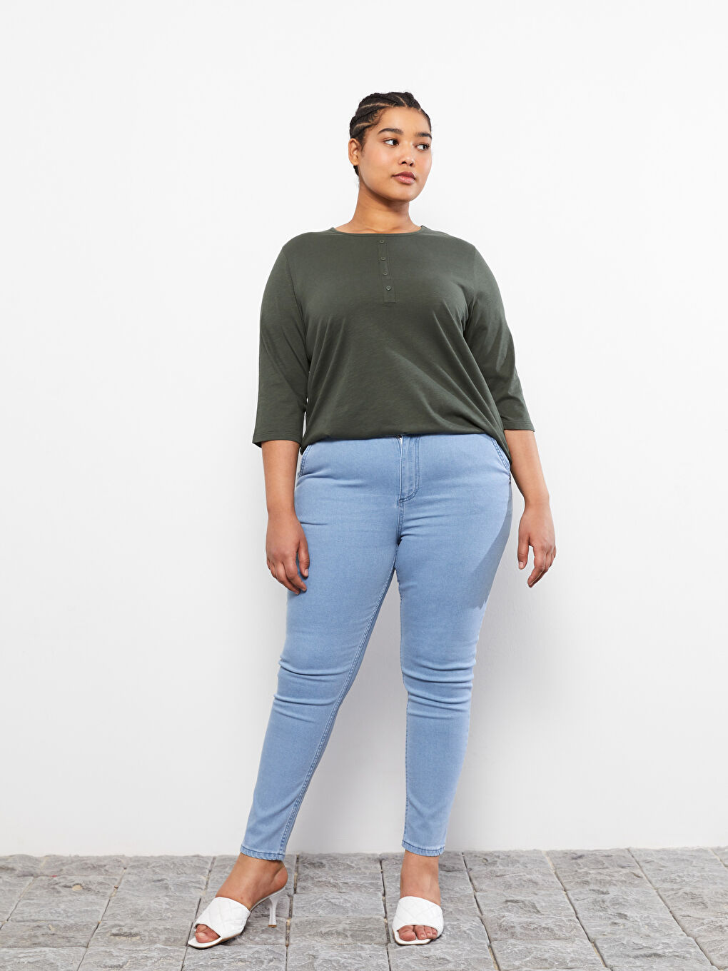 Koyu Haki Tişört-1