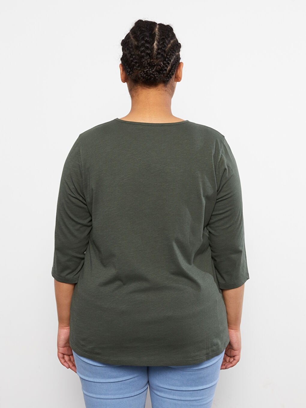 Koyu Haki Tişört-4