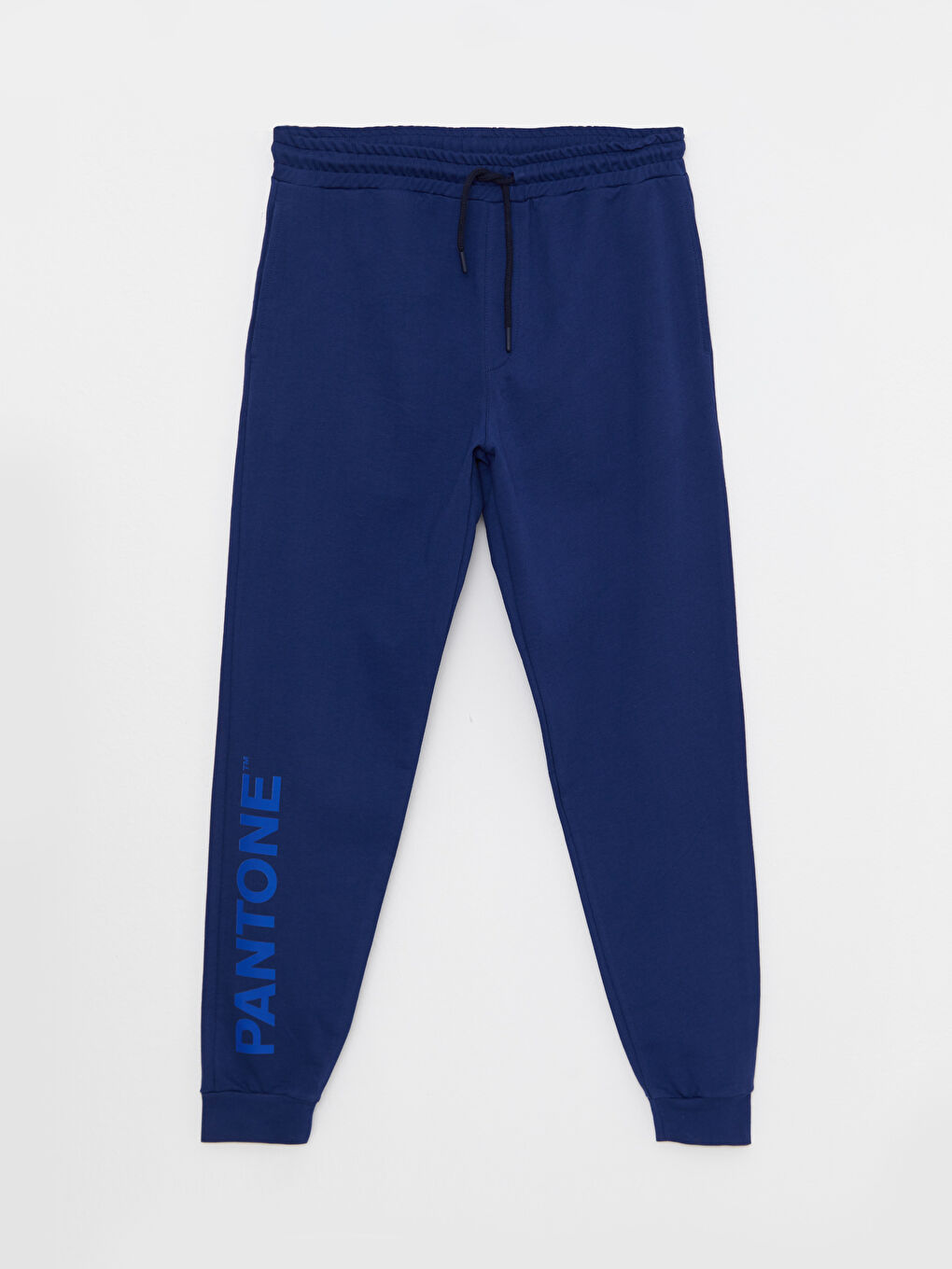 Lacivert Slim Fit Baskılı Erkek Jogger Eşofman Altı-5