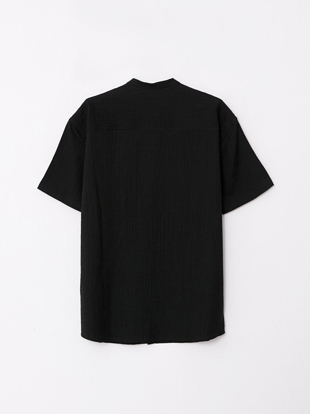 XSIDE Oversized Grandad Collar Short Sleeved Men's Shirt -S2MM06Z8-CVL