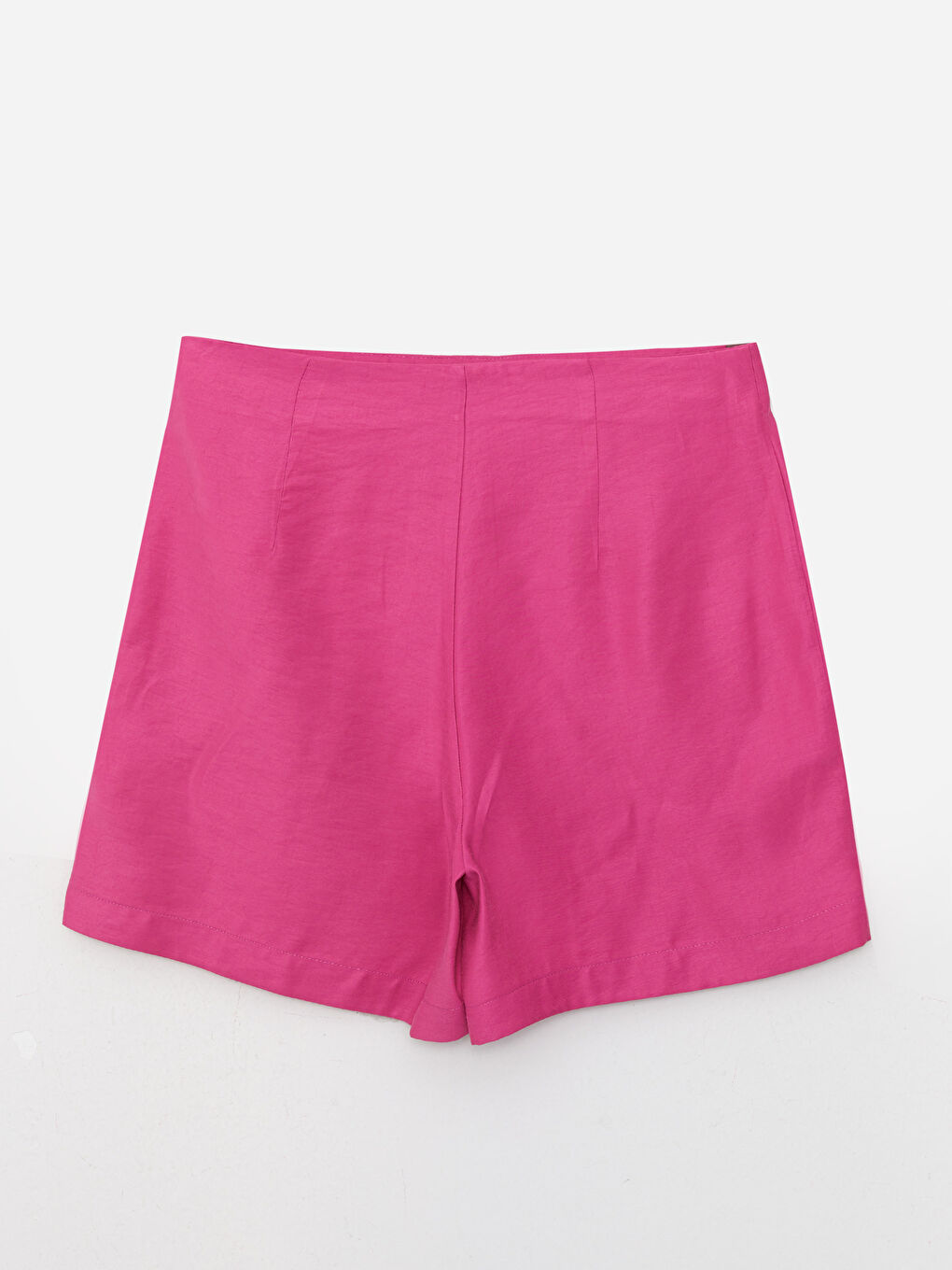 Fuşya Kadın Düz Şort Etek-6