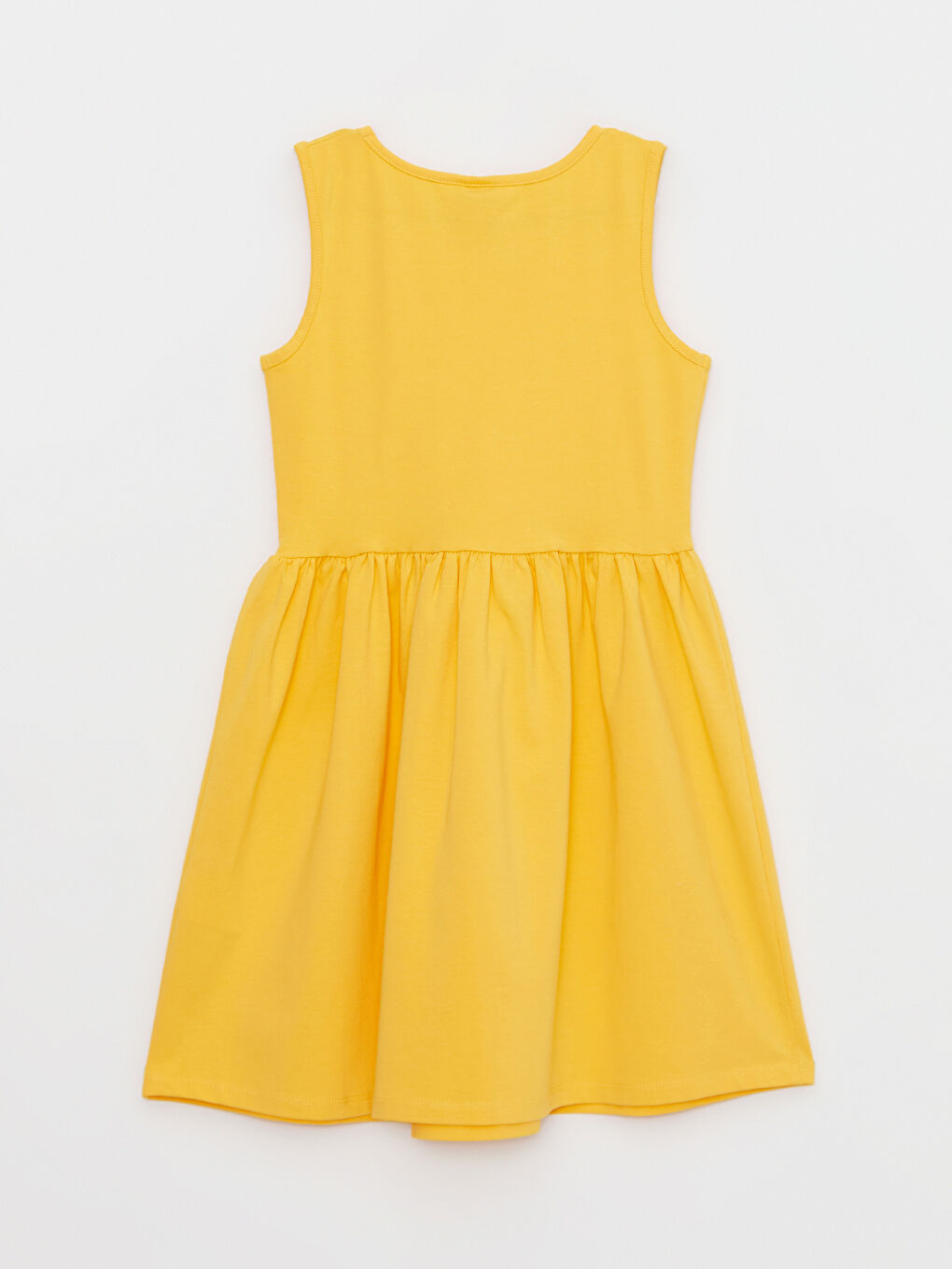 Crew Neck Girls' Dress-1