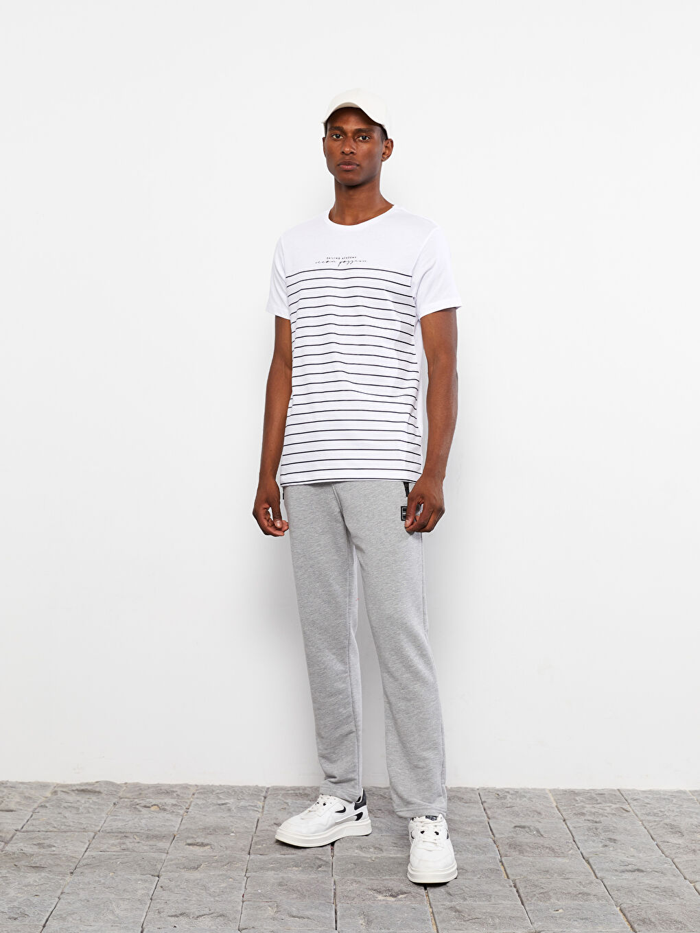 Футболка Мужская Джерси В Полоску С Короткими Рукавами И Круглым Вырезом-2